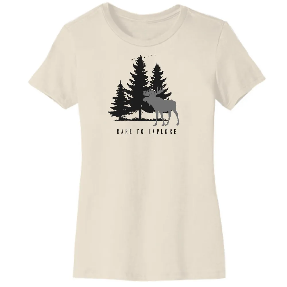 Dare to Explore Organic Cotton Womens Tee