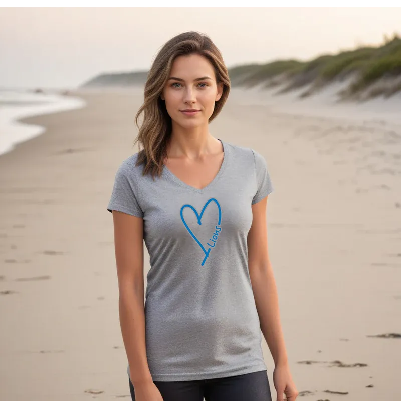 "Lion Heart" Women's V-Neck
