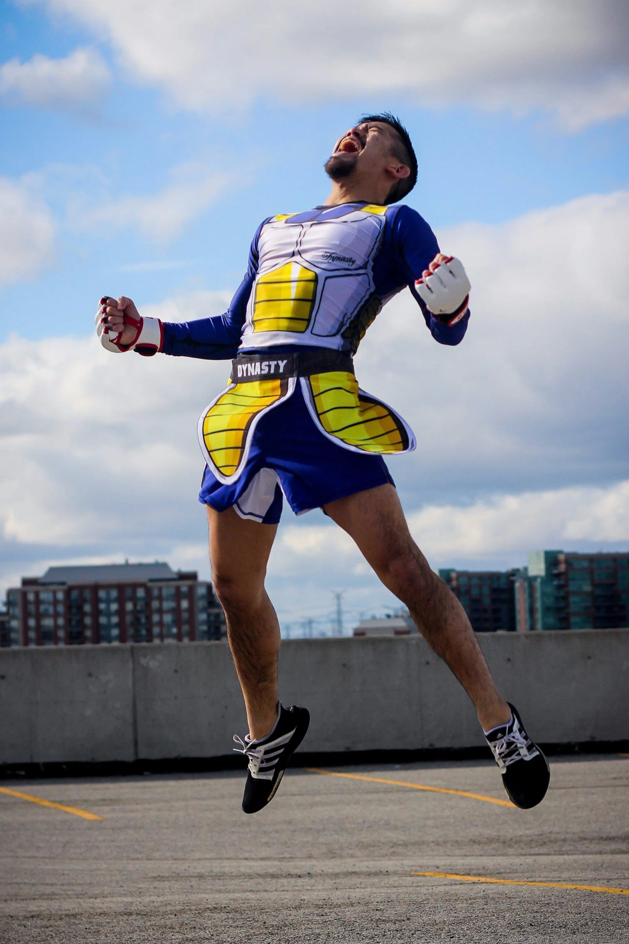 Super Saiyan Armor Fight Shorts