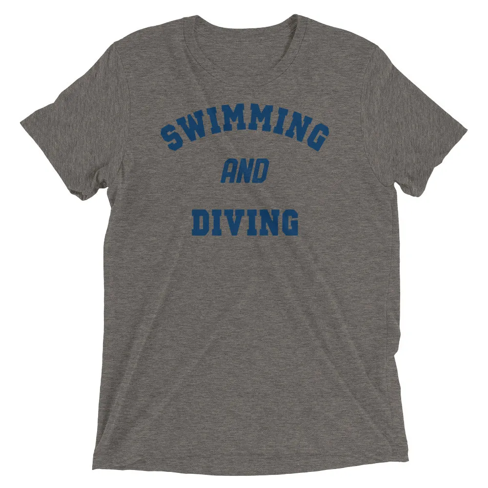 Swimming And Diving Premium Tri-Blend T Shirt