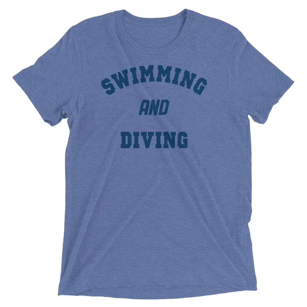 Swimming And Diving Premium Tri-Blend T Shirt