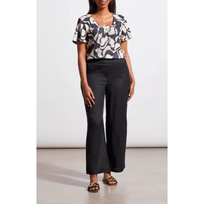 Tribal Pull-On Ankle Pant w/ Hem Vent & Buttons